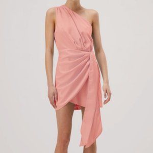 Misha Jaxon Satin Mini Dress